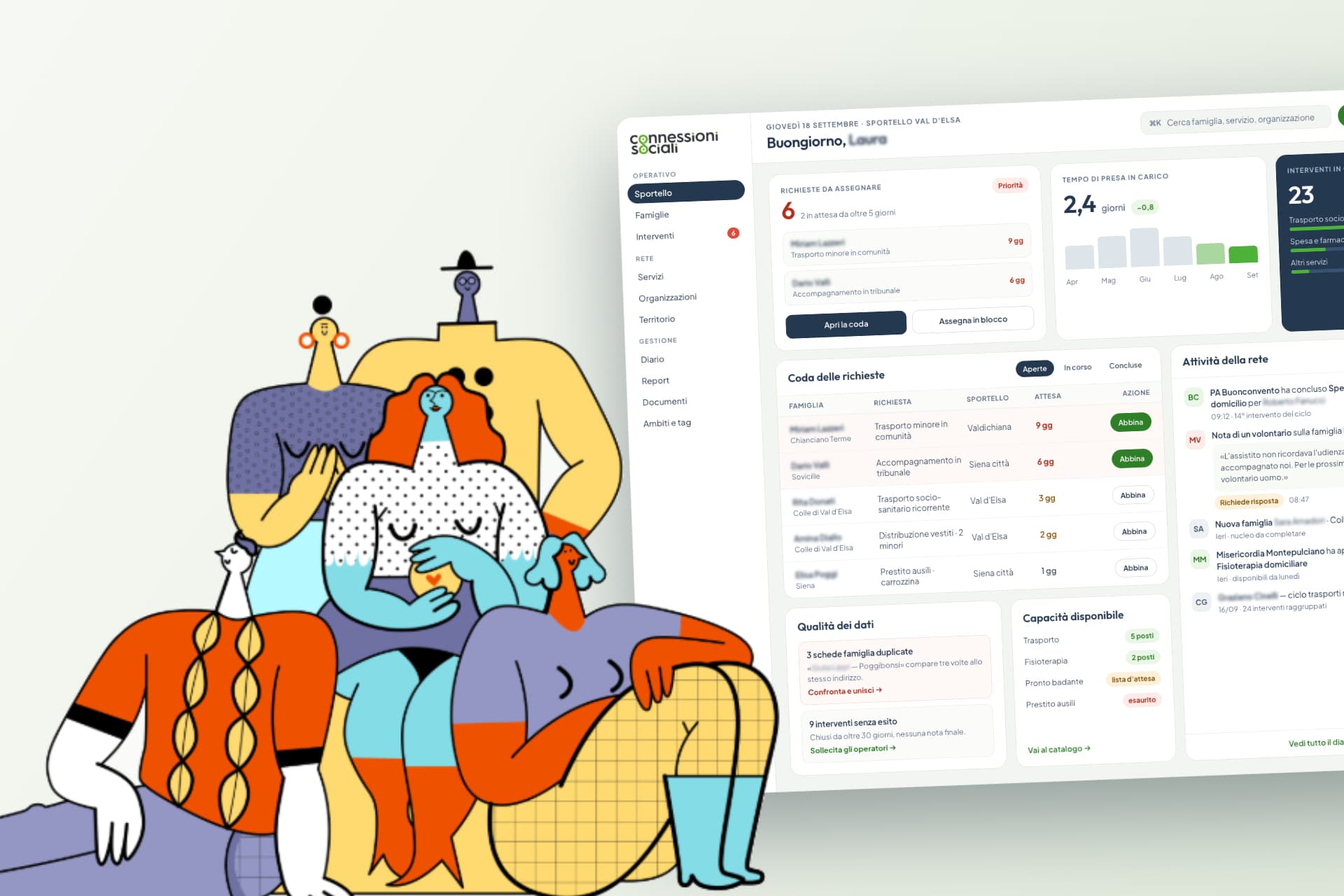Connessioni Sociali: l'applicativo per far lavorare insieme una rete di servizi territoriali
