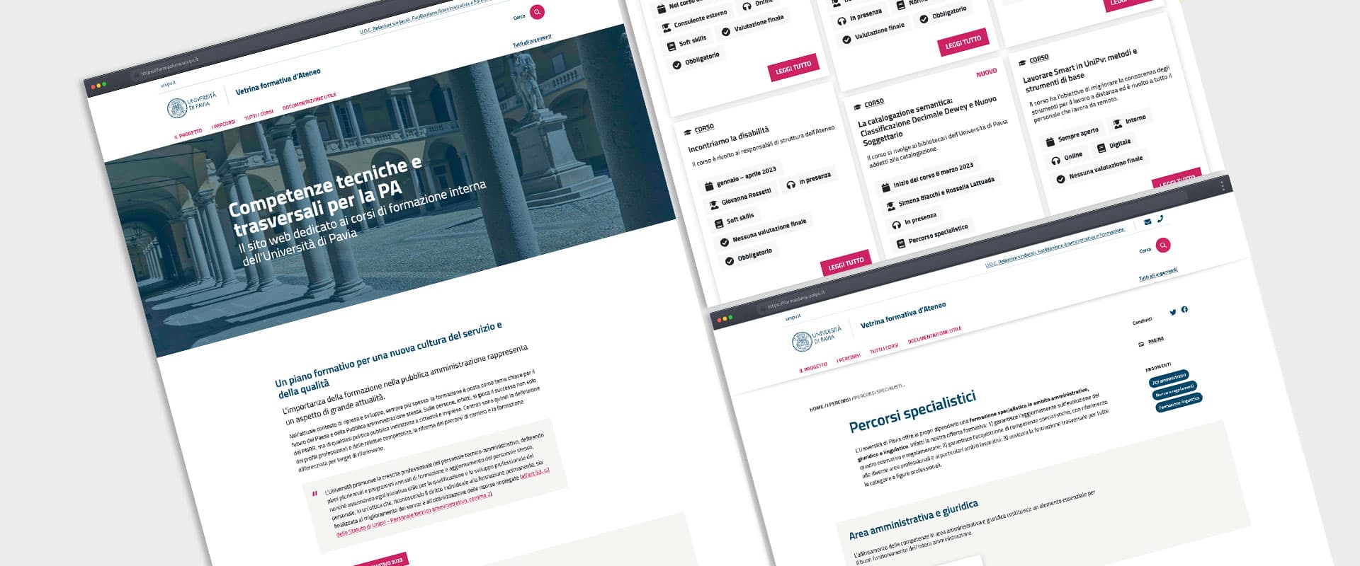 Università di Pavia: due portali, un kit che si evolve